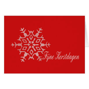 Cartão Fijne kerstdagen - Natal neerlandês