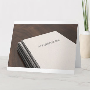 Cartão Fila de Livreto de Apresentação Vinculada