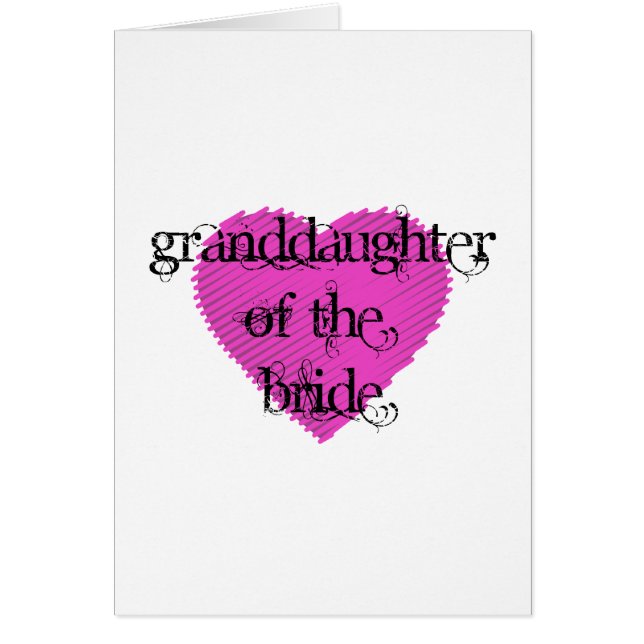 Cartão Filha da Noiva (Frente)