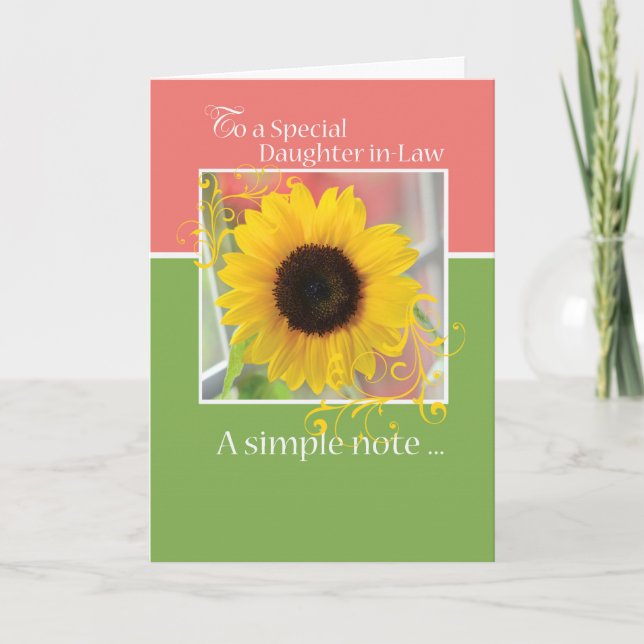 Cartão Filha de Direito, 90 de Aniversário, só uma nota (Frente)