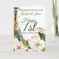 Filha do Aniversário do Casamento Son Floral Bubbl