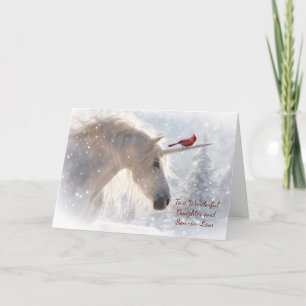 Cartão Filha e Filho no Feriado de Natal em Direito