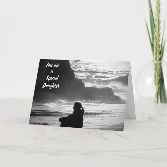 CARTÃO *** FILHA ESPECIAL** ANIVERSÁRIO (Frente)