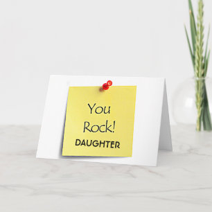 CARTÃO FILHA, VOCÊ "ROCK" ESPERA QUE SEU ANIVERSÁRIO TA