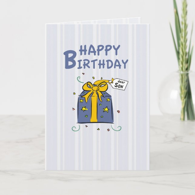 Cartão Filho Aniversário (Frente)