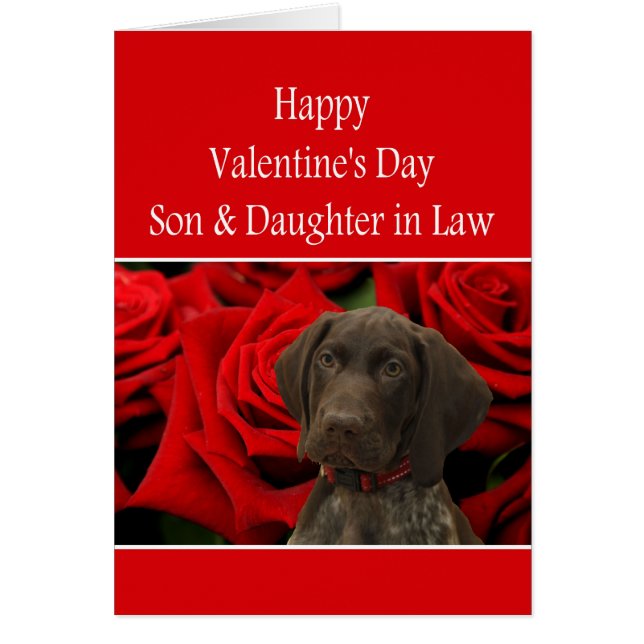 Cartão Filho e Esposa Namorados Grizzy Glossy Amor (Frente)