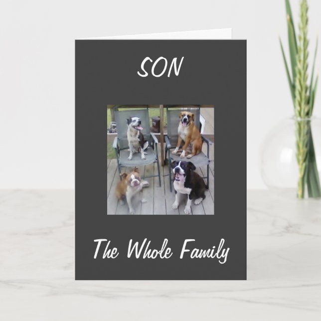 CARTÃO "FILHO" GRADUADO PELA FAMÍLIA (Frente)