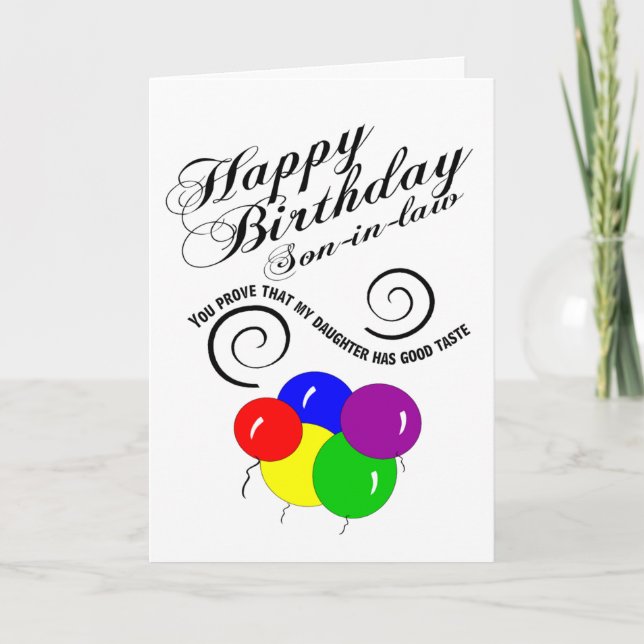 Cartão Filho no aniversário da lei (Frente)