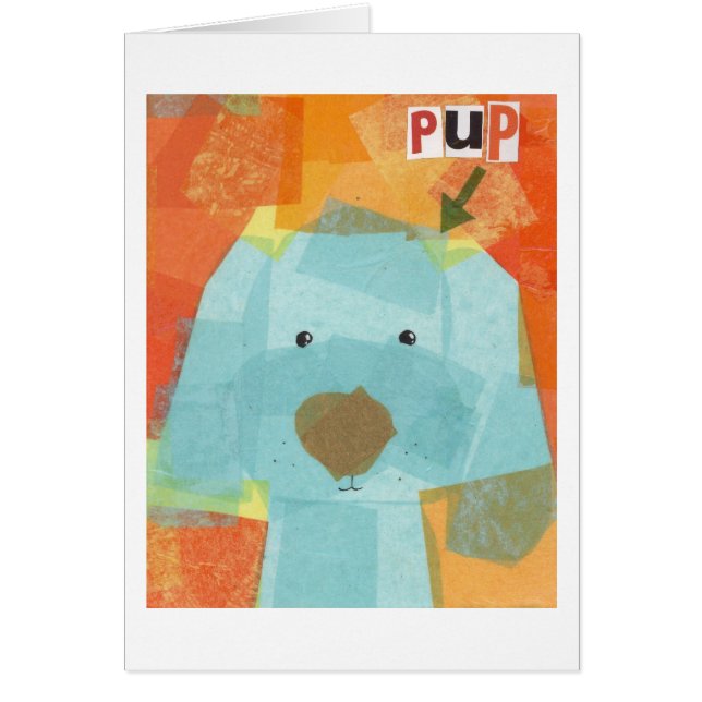 Cartão Filhote de cachorro (Frente)