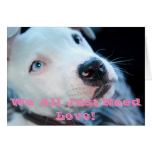 Cartão Filhote de cachorro do pitbull do bebê