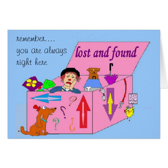 Cartão filhote de cachorro perdido pelo peacewillow (Frente Horizontal)