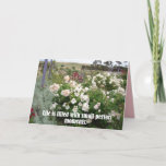 Cartão Filled With Perfect Moments Flower Garden Card<br><div class="desc">Filled With Perfect Moments Flower Garden Card. Designed from one of my original writing quote & photo from my garden,  enjoy!</div>