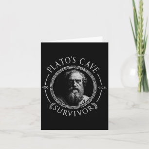 Cartão Filosofia Antiquada de Filosofia Sobrevivente da C