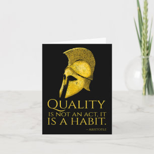 Cartão Filosofia da Grécia Antiga Motivacional - Aristóte