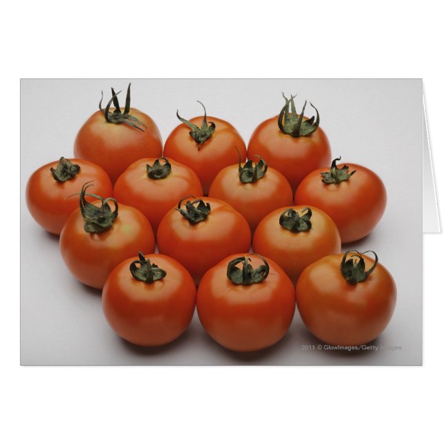 Cartão Fim-acima dos tomates (Frente Horizontal)