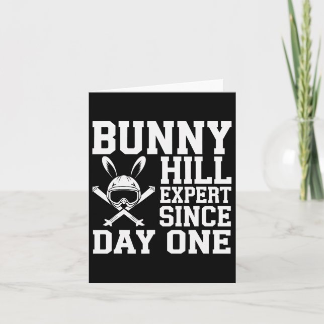 Cartão Fim De Esportes De Inverno Para Principiantes De E (Frente)