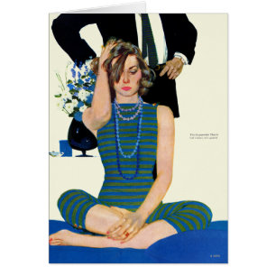 Cartão Fim de um casamento