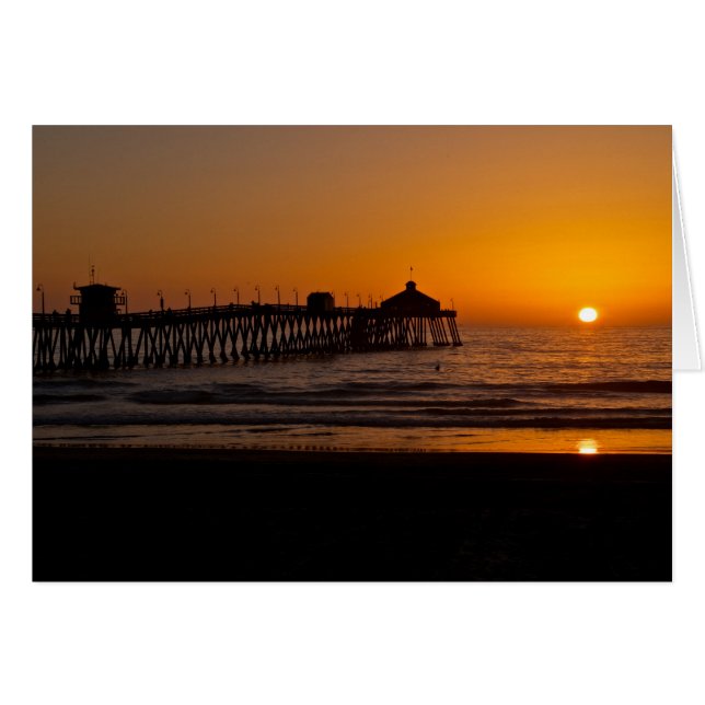 Cartão Fim de um dia (Frente horizontal)