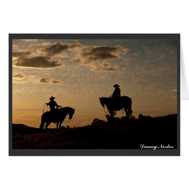 Cartão Fim de um Dia (Frente Horizontal)