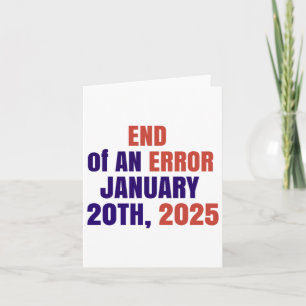 Cartão Fim De Um Erro Na Inauguração De 2025 Eleições 202