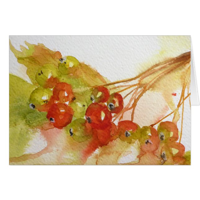 Cartão Fim do verão (Frente horizontal)