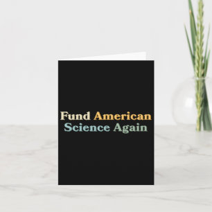 Cartão Financiar Novamente Ciência Americana Anti-trump N