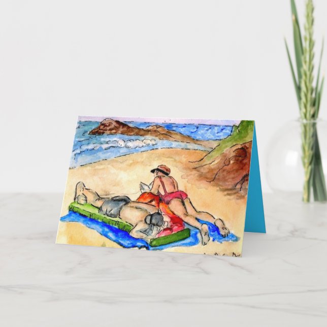 CARTÃO FINE ART GREETING CARDS - ARTIST - H DAVIDSOHN (Frente)