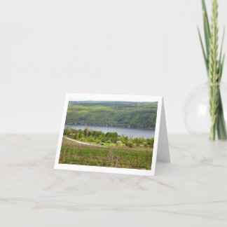 Cartão Finger Lakes Vinyard (Blank)