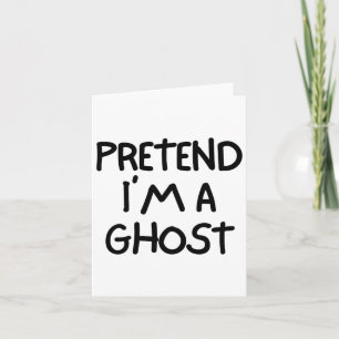 Cartão Fingir Que Sou Um Fantasma Roupa De Halloween Dive