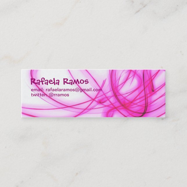 Cartão Fino Light Rosa (Frente)