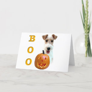 Cartão Fio Fox Terrier Boo