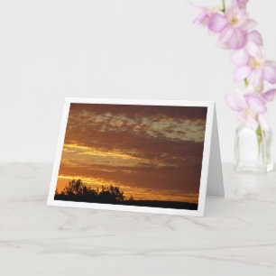 Cartão Fios no céu