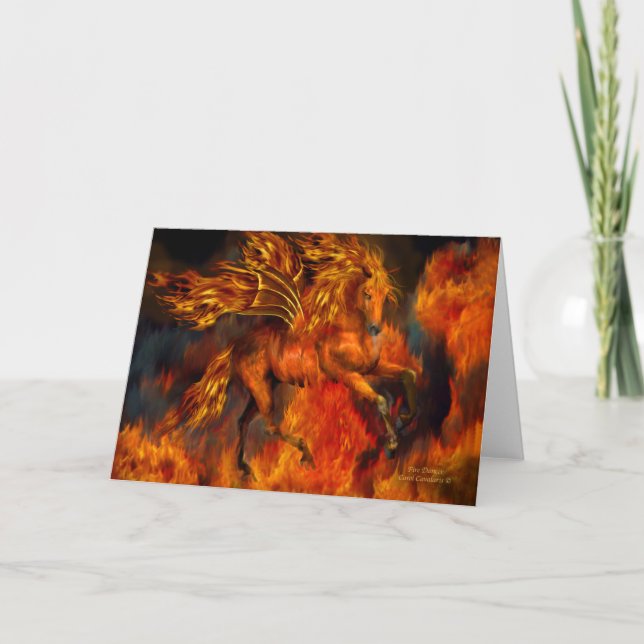 Cartão Fire Dancer ArtCard (Frente)
