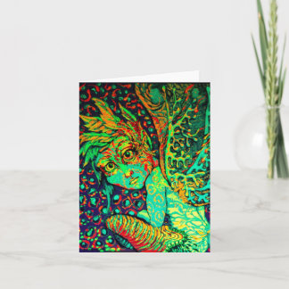 Cartão Fire Fae Note Card