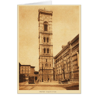 Cartão Firenze, Campanile di Giotto