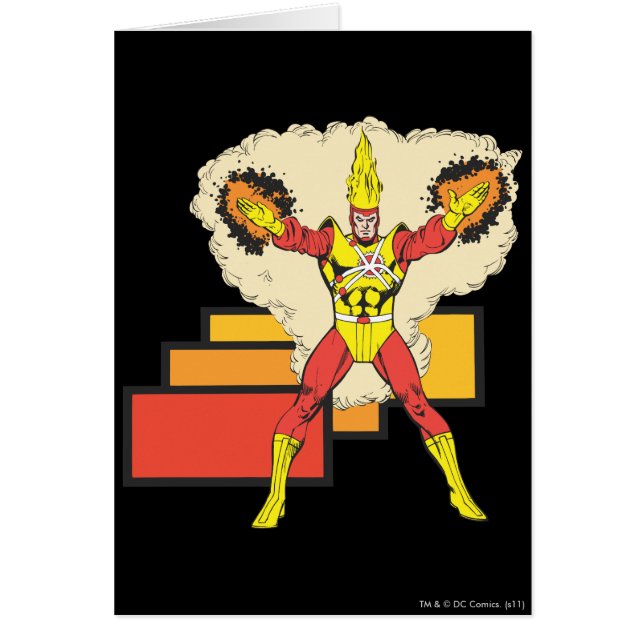 Cartão Firestorm Em Seu Elemento (Frente)