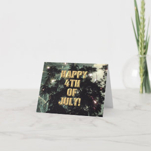 Cartão Fireworks 13 4 de julho