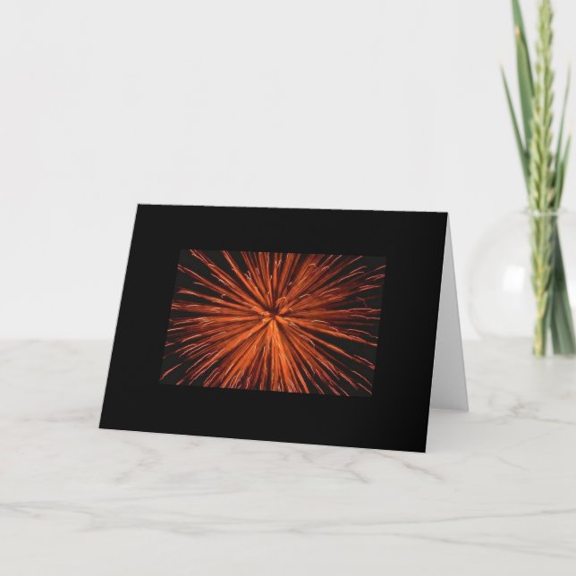 Cartão Fireworks Designer Greeting Card (Frente)