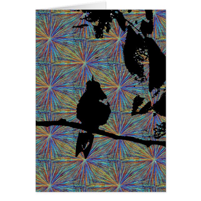 Cartão Fireworks do Hummingbird (Frente)