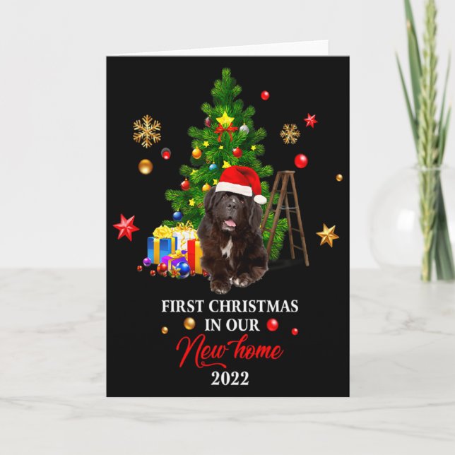 Cartão First Christmas In Our New Home Xmas Newfoundland  (Frente)