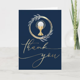 Cartão First Communion thank you Card