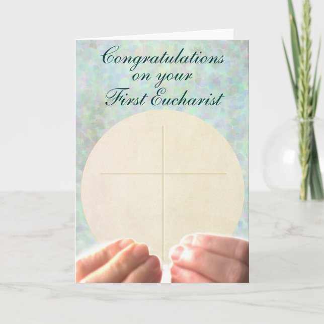 Cartão First Eucharist (Frente)