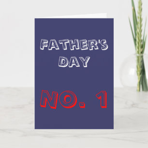 Cartão First Father's Day Greeting Card
