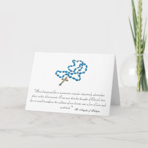 Cartão First Holy Communion Card-St. Angela of Foligno