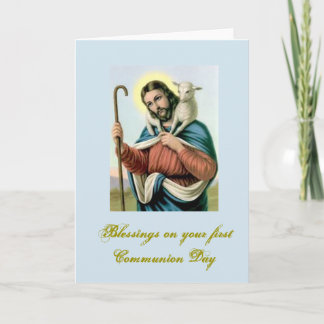 Cartão First Holy Communion - for Congratulations -
