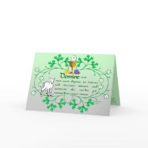 First Holy Communion Greeting Card Traditional