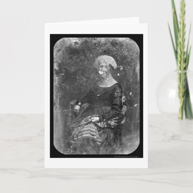 Cartão First Lady Dolley Madison Daguerreotype 1848 (Frente)