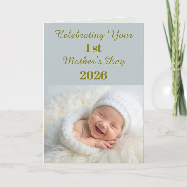 Cartão First Mother’s Day 2026 Gift (Frente)