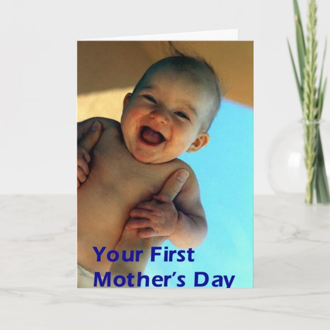 Cartão First Mother's Day (Frente)