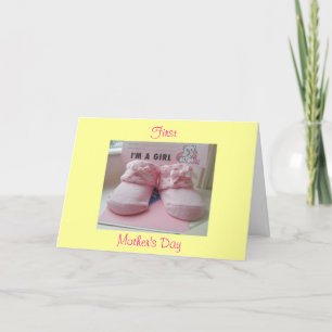 Cartão First Mother's Day